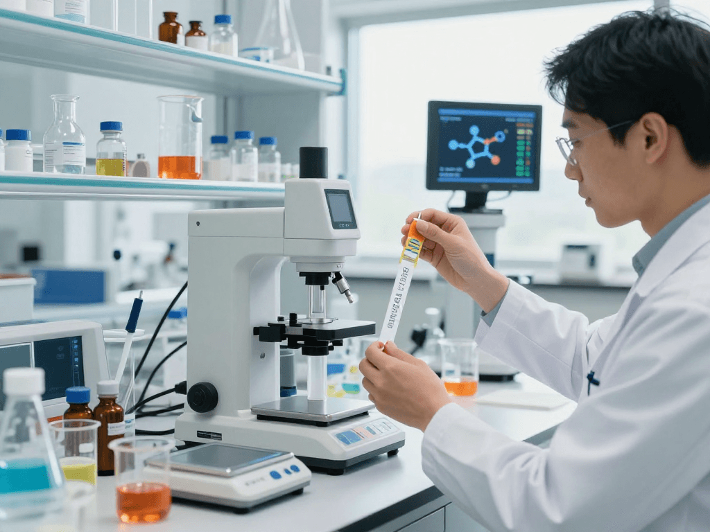 BPC 157 TB 500 Blend preparation in a modern lab with precise delivery technology.